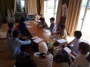 자치회의 분들과 의견교환