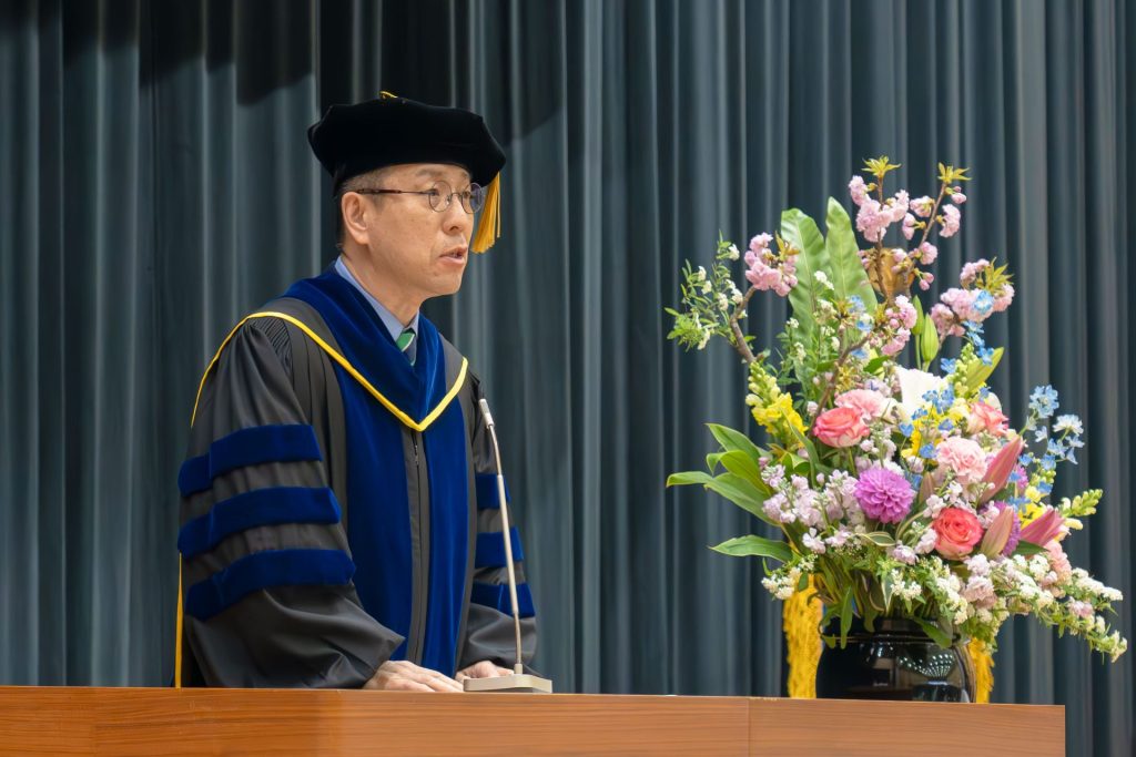 2025년도 입학식을 거행했습니다.